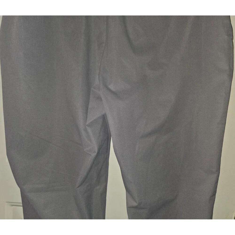 Men's Pants 42x30 Gray Performance/Dress
